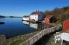Blick von der vorderen Terrasse auf die Hausbucht